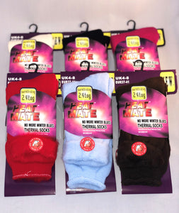 Ladies Thermal Socks (Pack of 12)