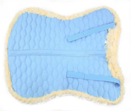 Half Saddle Pad Cloth Numnah Baby Blue